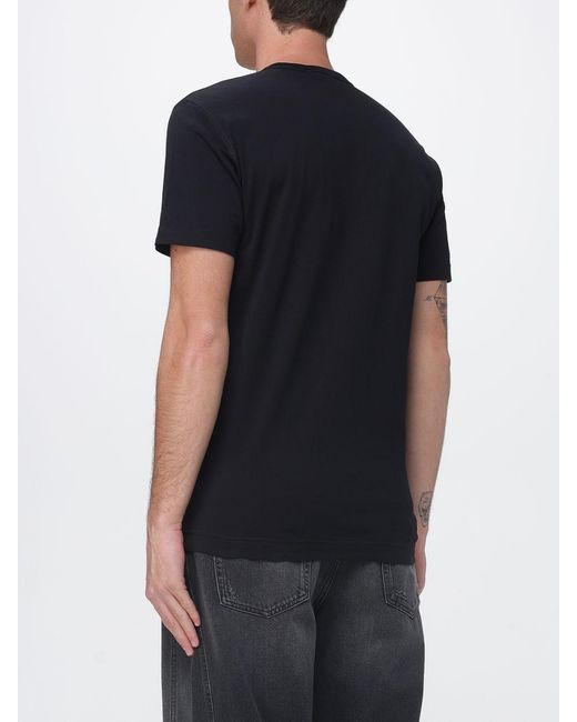 Dolce & Gabbana Black Dolce &Amp Gabbana Cotton T-Shirt With Logo for men