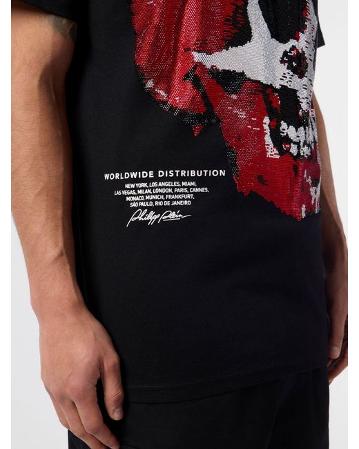 Philipp Plein Red T-Shirt for men