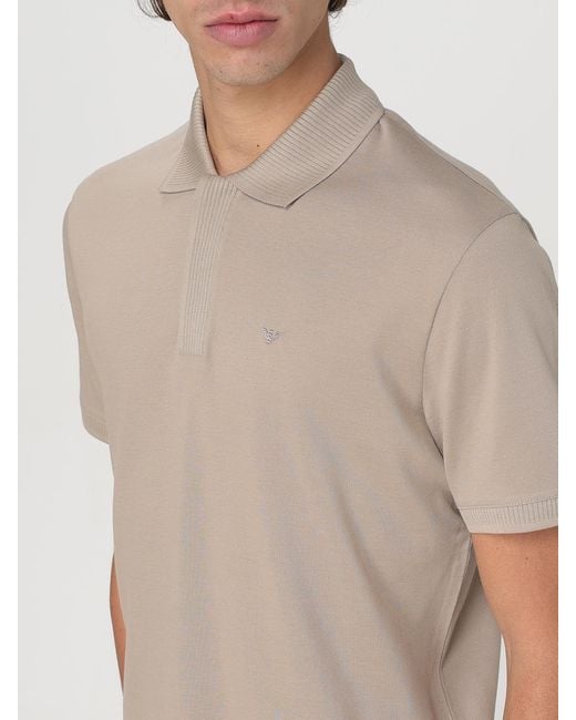 Emporio Armani Natural Polo Shirt for men