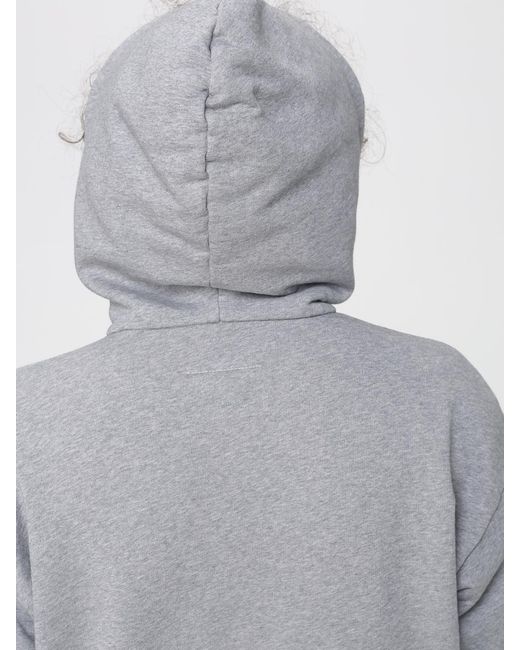 MM6 by Maison Margiela Gray Zip-Up Hoodie for men