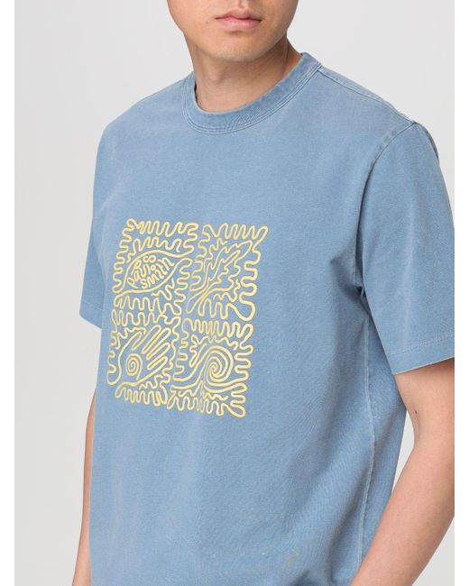 T-shirt in cotone con stampa di PS by Paul Smith in Blue da Uomo