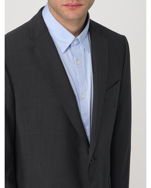 Emporio Armani Black Suit for men