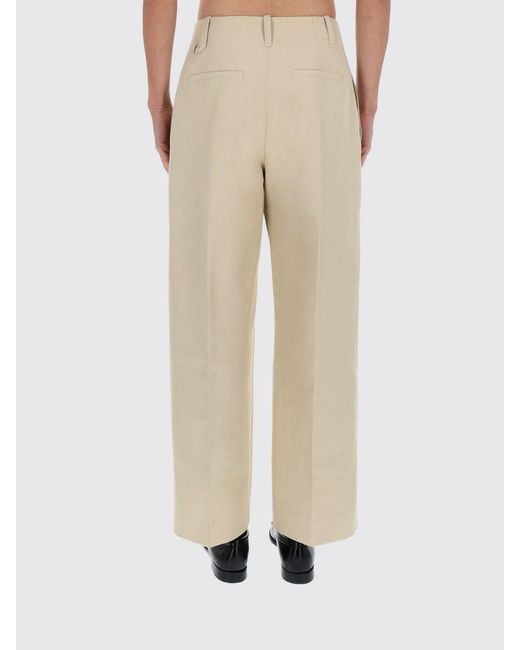 Jacquemus Natural Pastro Wide-Leg Tailored Trousers for men