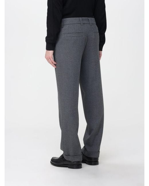 Paolo Pecora Black Trousers for men
