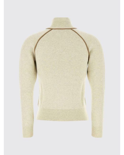 Isabel Marant Natural Cotton-Blend Cardigan With Zip And Flocked Logo