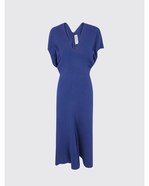 Victoria Beckham Blue Dress