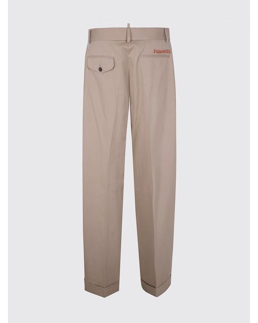 DSquared² Multicolor Cotton Tailored Trousers