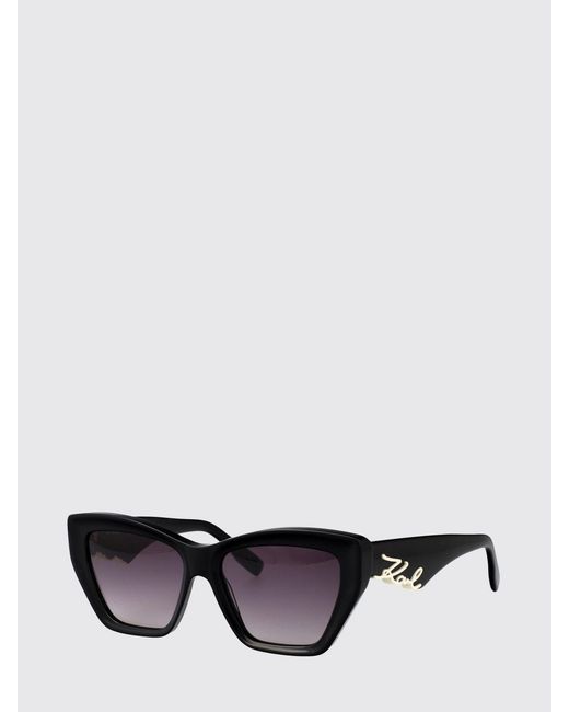 Karl Lagerfeld White Cat Eye Sunglasses