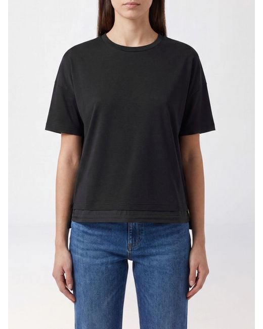 Herno Black Crewneck Short-Sleeve T-Shirt