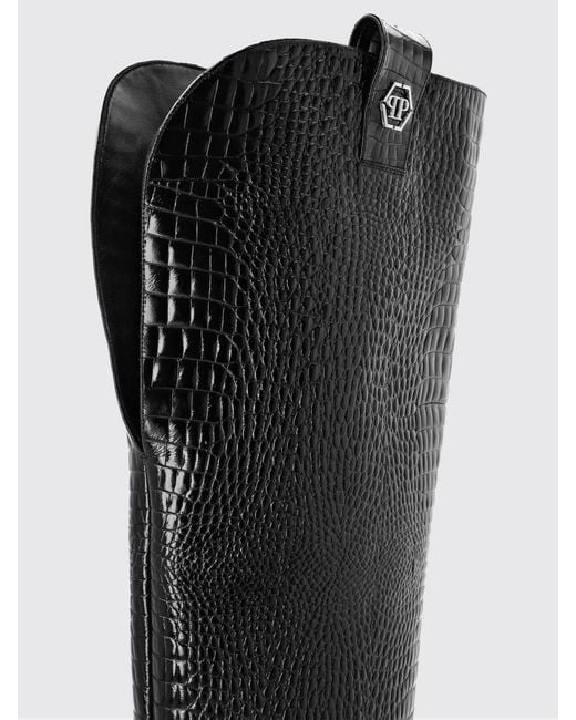 Philipp Plein Black Boots
