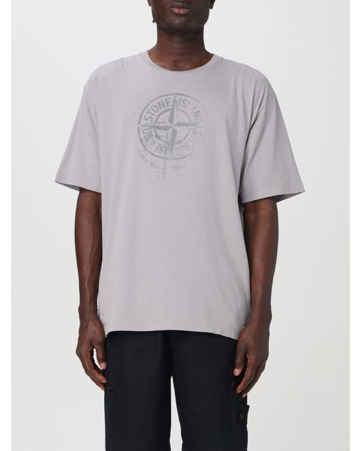 Stone Island Gray T-shirt for men
