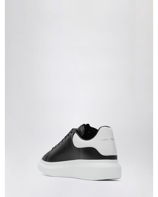 McQueen White Oversize Leather Sneakers for men