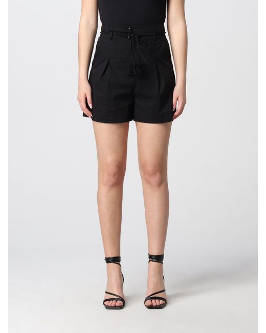 Patrizia Pepe Short in Black | Lyst