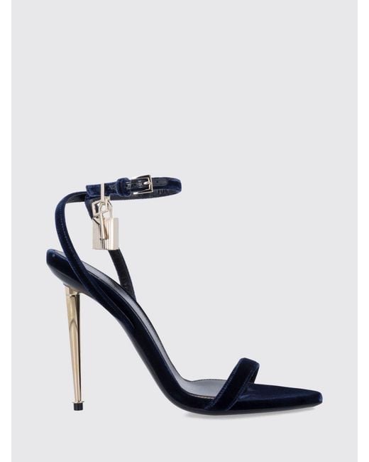 Tom Ford Blue Flat Shoes