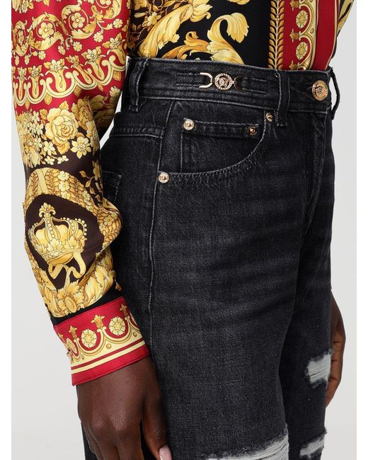 Versace Black Jeans