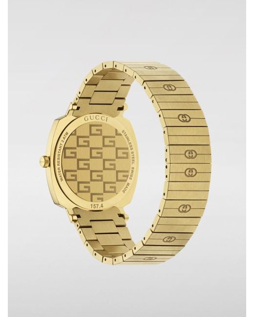 Orologio Uomo di Gucci in Metallic da Uomo