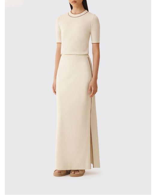Fabiana Filippi Natural Skirt