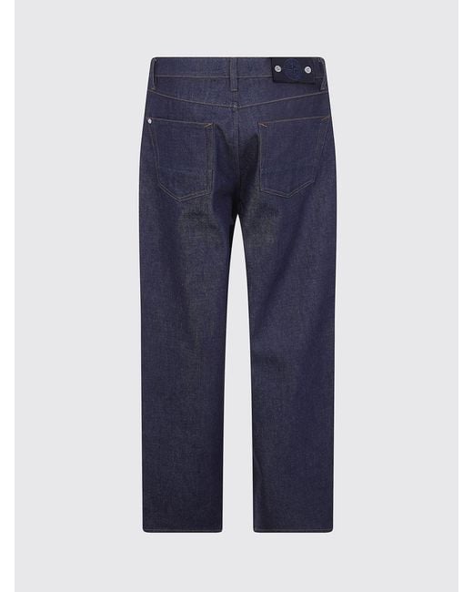 Stone Island Blue Denim Straight Jeans for men