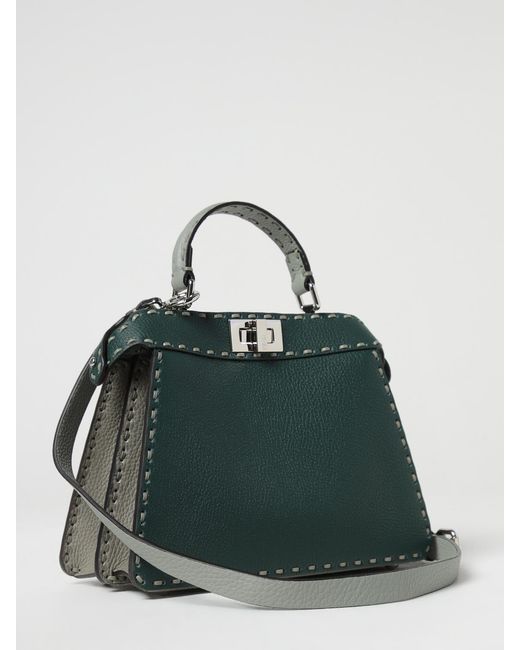 Fendi Green Shoulder Bag
