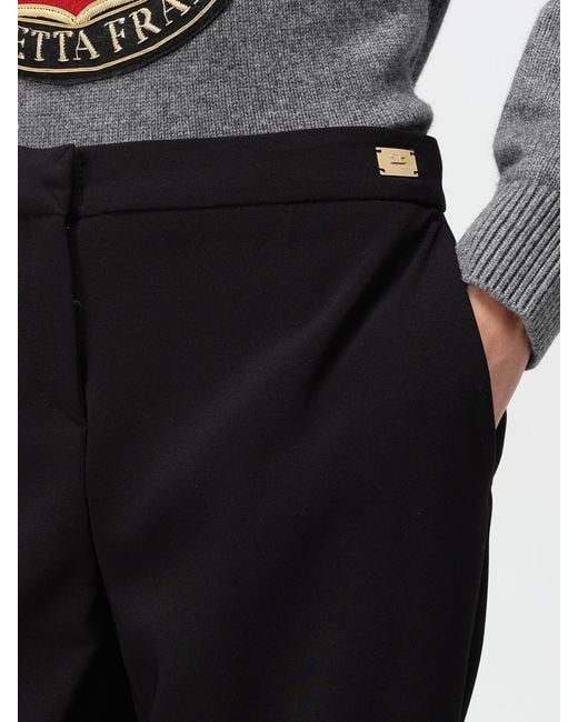 Elisabetta Franchi Black Pants