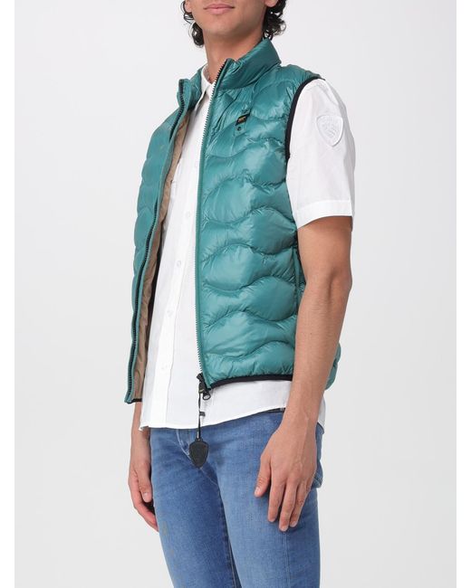 Blauer Blue Padded Nylon Vest for men