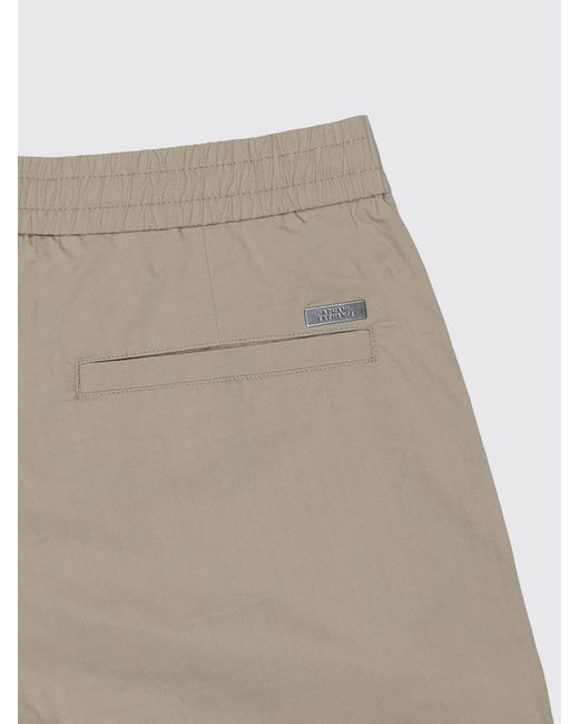 ARMANI EXCHANGE Natural Cotton Blend Shorts for men