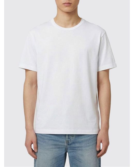J.W. Anderson White Basic Cotton T-Shirt for men