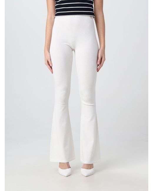 Pantalon Twinset en coloris Blanc | Lyst