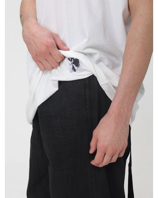 Rick Owens White Cotton Tank Top for men