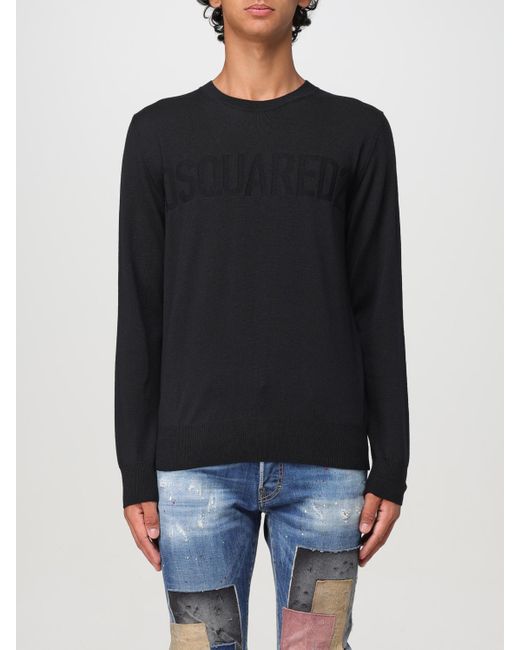 DSquared² Black Sweater for men