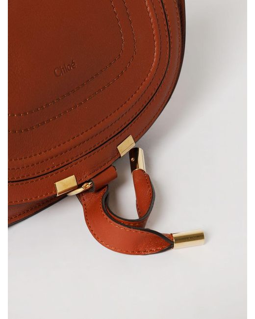 Chloé Brown Chlo&Eacute Marcie Small Ledertasche