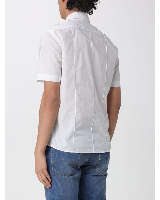 Blauer White Casual Cotton Shirt for men