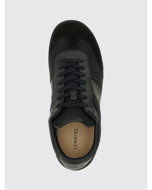 Lemaire White Leather And Nylon Quilted Soft Sneakers