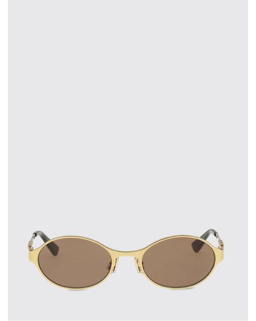 Bottega Veneta Metallic Dash Metal Sunglasses