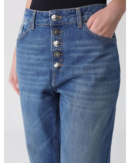 Vaqueros Koons Crop Dondup de color Blue