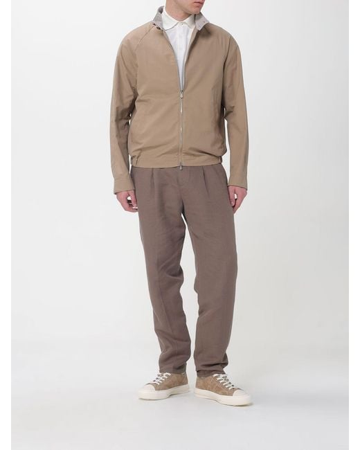 Brunello Cucinelli Natural Water-Repellent Nylon Windbreaker Jacket for men