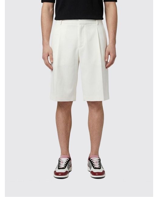 Casablanca White Cotton Tailored Shorts for men