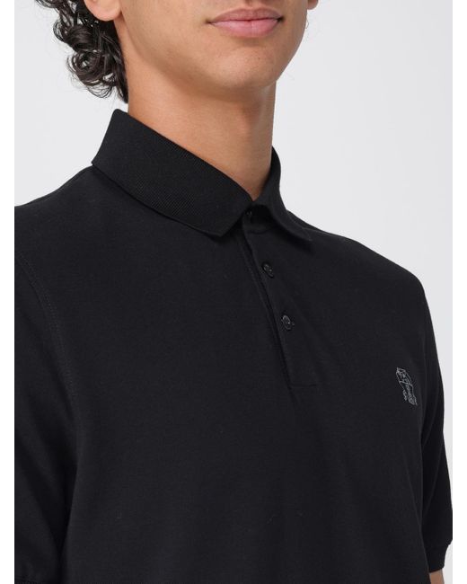 Brunello Cucinelli Polo Herren in Black für Herren