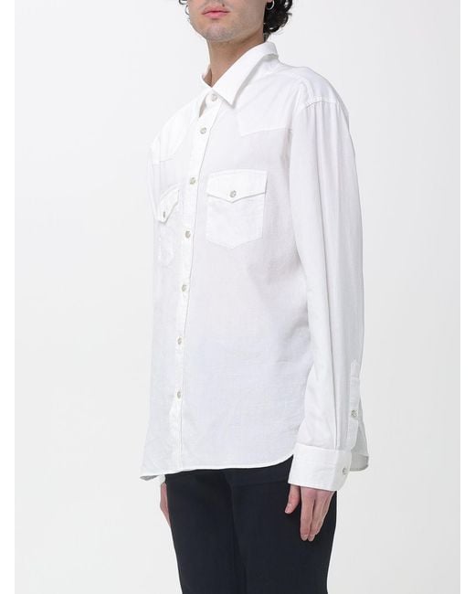 Tom Ford White Cotton Shirt for men