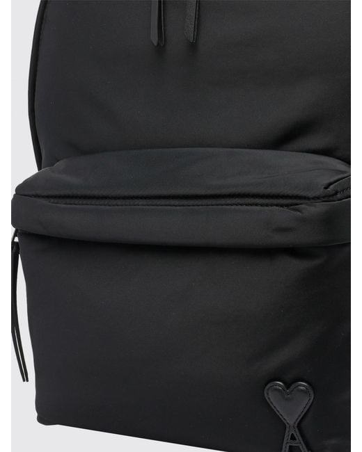AMI Black Backpack for men