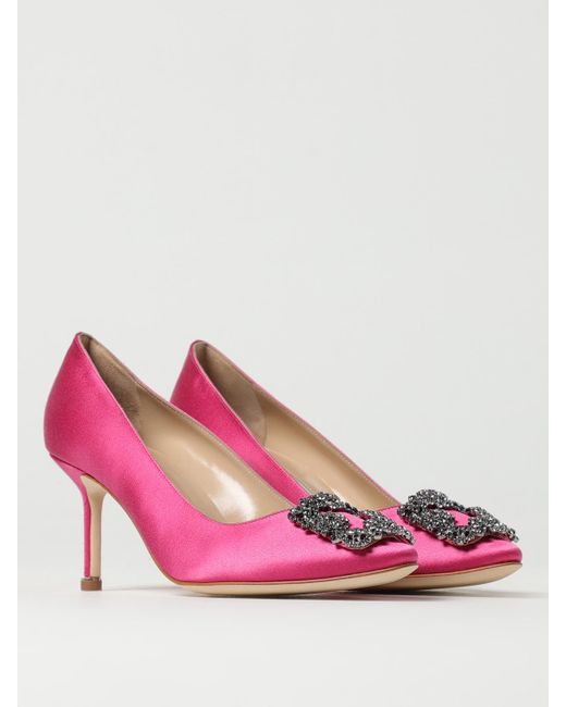 Décolleté di Manolo Blahnik in Pink