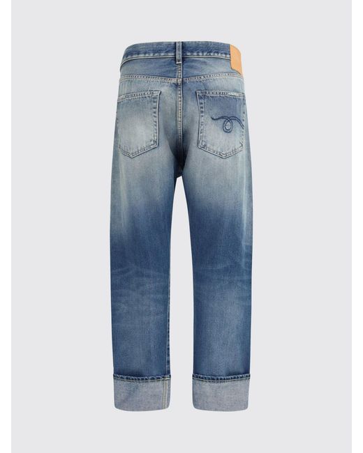 R13 Blue Cropped Denim Jeans