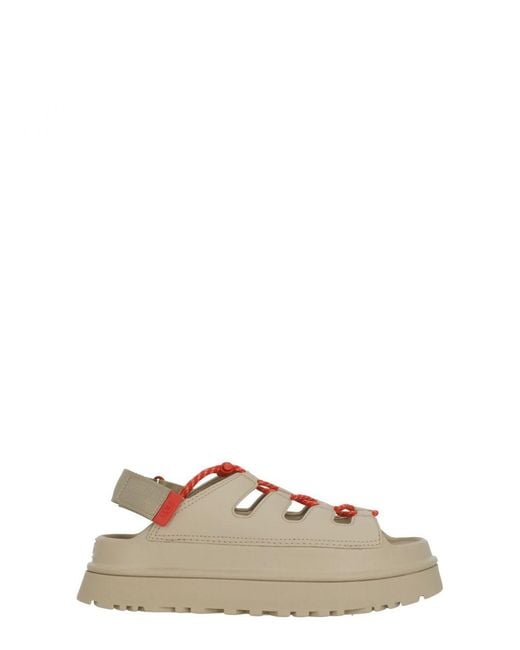 Ugg Natural Goldenglow Toggle Leather And Eva Sandal