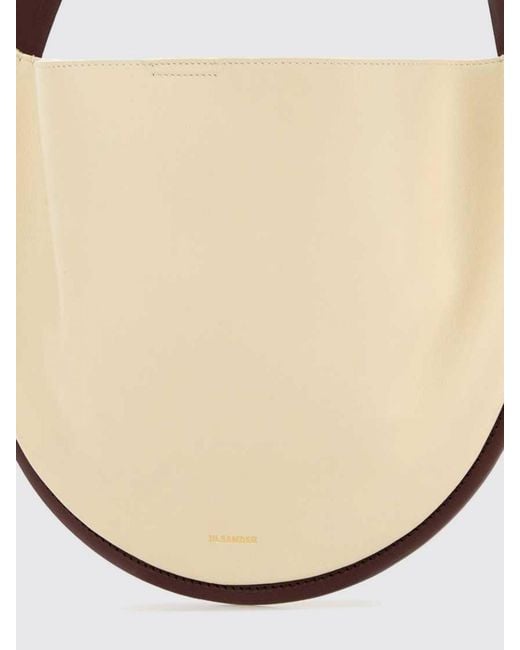 Jil Sander Natural Pivot Leather Bag