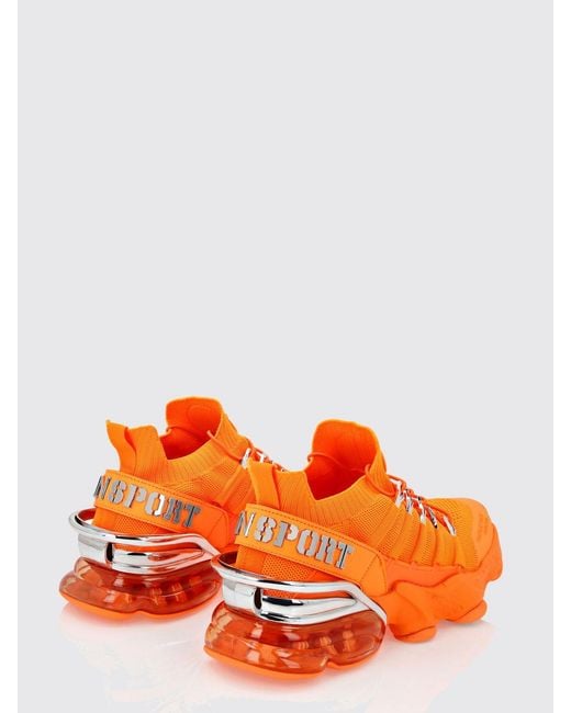 Philipp Plein Orange Sneakers for men