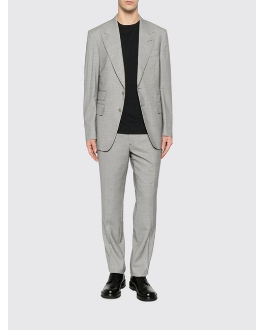 Tom Ford Black Basic Cotton Blend T-Shirt for men