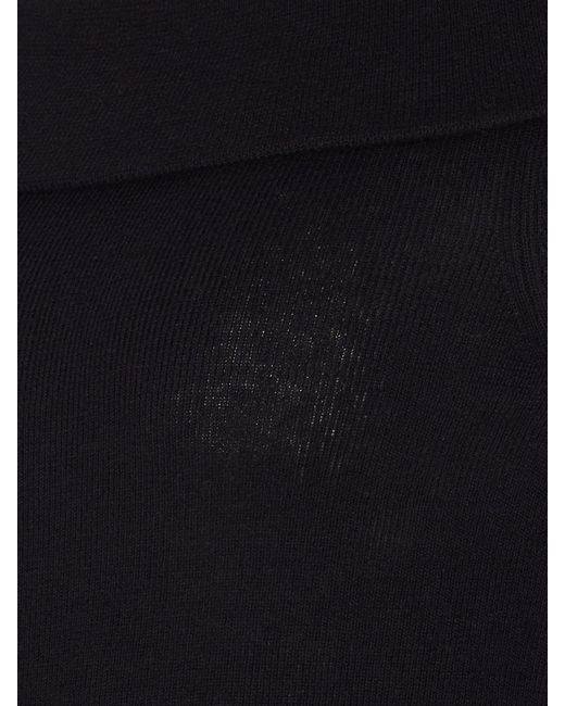 Lisa Yang Black Claudina Cotton Blend Top