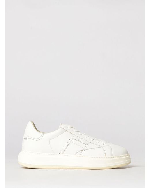 Woolrich White Arrow Leather Sneakers for men