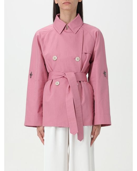 Fay Pink Trench Coat