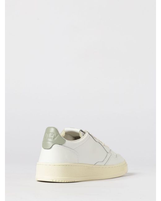 Autry Natural Medalist Low Leather Sneakers for men